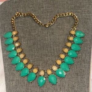 Elegant Gold and Turquoise Necklace